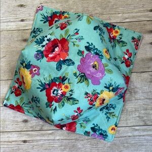 Microwave Bowl Cozy Reversible Pioneer Woman Cotton Fabric Flowers